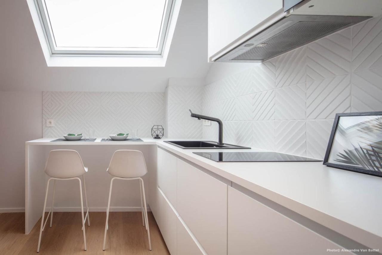 Studios Fully Equipped Near Place Stephanie Bruxelles Exterior foto