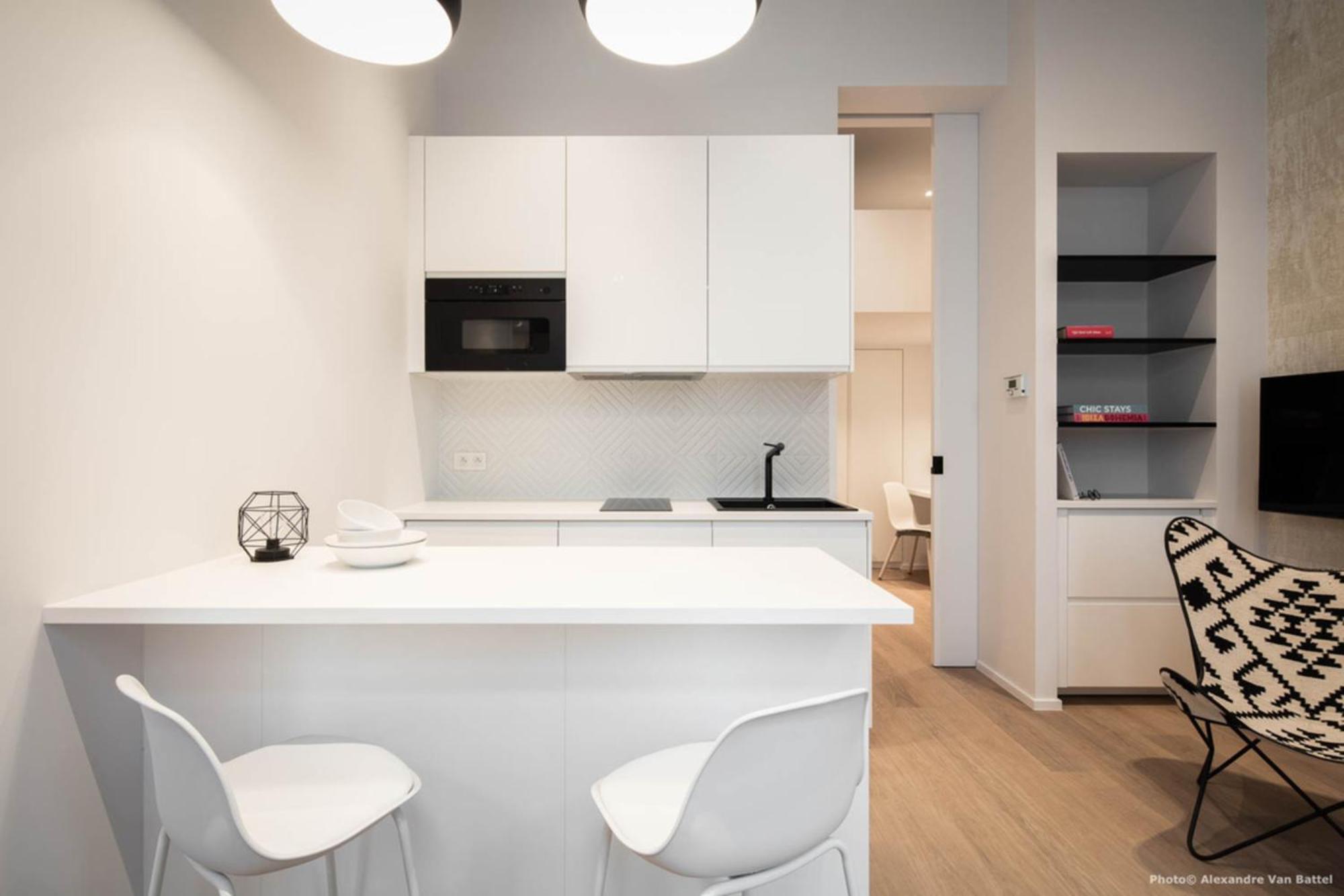 Studios Fully Equipped Near Place Stephanie Bruxelles Exterior foto