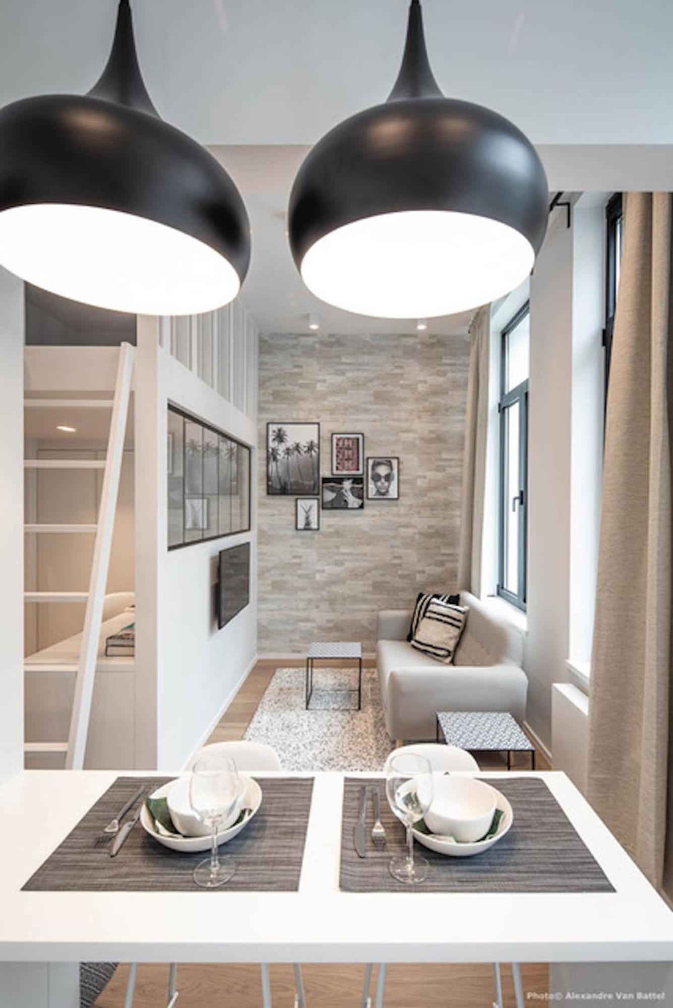 Studios Fully Equipped Near Place Stephanie Bruxelles Exterior foto